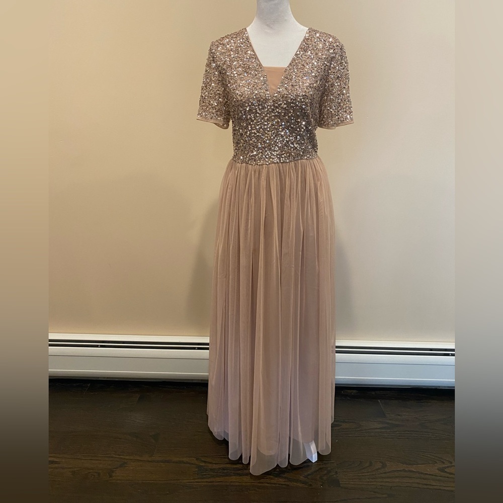 Maya Deluxe sequin gown